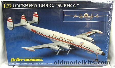 Heller 1/72 Lockheed 1049 Super G Constellation - TWA, 80314 plastic model kit
